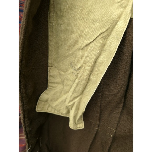 Vintage WW2 Canadian Cadet Wool Battledress Blouse Jacket Green OD 1940s M Army - Picture 10 of 16